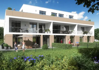 Seckenhausen Terrassen und Balkone zum Gartenbereich